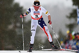 Caitlin Gregg at the 2015 ski championships.