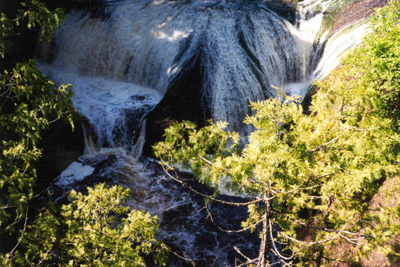 Waterfalls are among the sights in the U.P.
