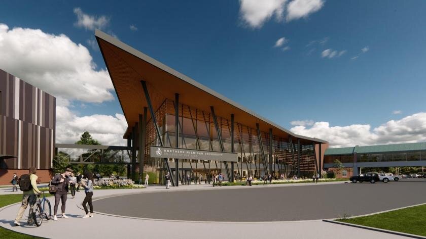A rendering of the rendering of Northern Enterprise Center.
