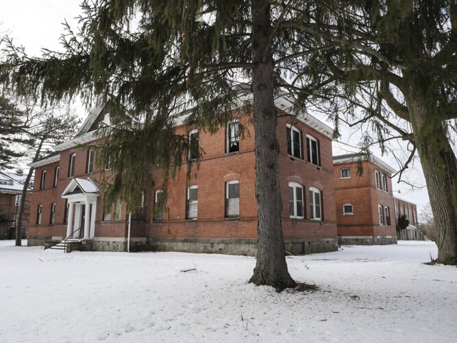 According to official records, the Mount Pleasant Indian Industrial Boarding School had an enrollment of about 300 students per year, ages K-8, during its operation from 1893-1934.