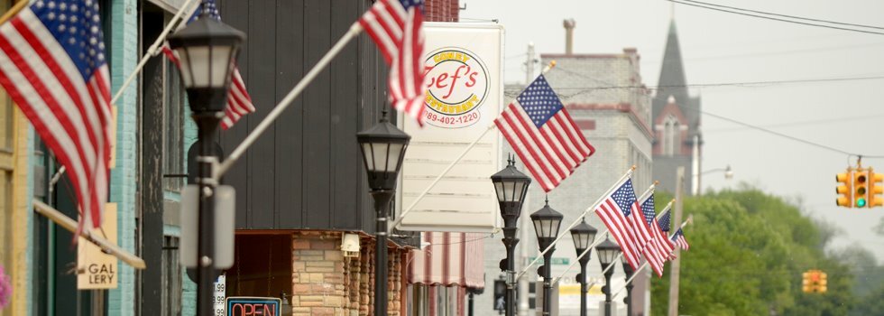 Since 2010, local business owner Avram Golden has been raising money to line Bay City's streets with American flags in tribute to those who served in the military.