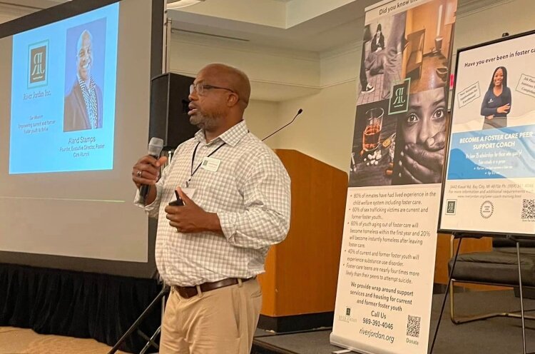 When Aland Stamps, from River Jordan Inc., talks about the difficulties foster children face after aging out of the system, he speaks from experience. (Photo courtesy of River Jordan Inc.)
