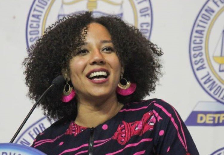 Amanda Alexander at the NAACP Annual Freedom Fund dinner
