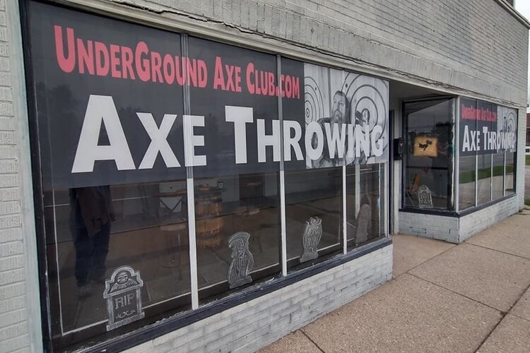 The UnderGround Axe Club opened about a month ago and already is a popular spot.