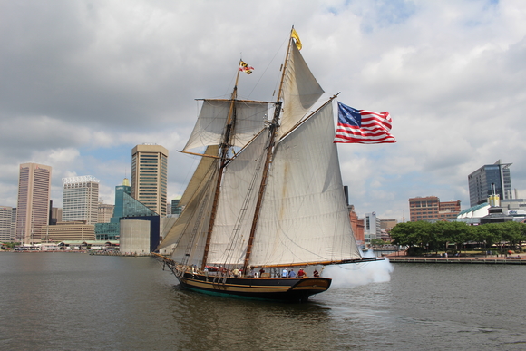 The Pride of Baltimore II is a topsail schooner that has appeared in every Bay City Tall Ships festival since 2001. It returns again for the July 18-21 Tall Ships Celebration.