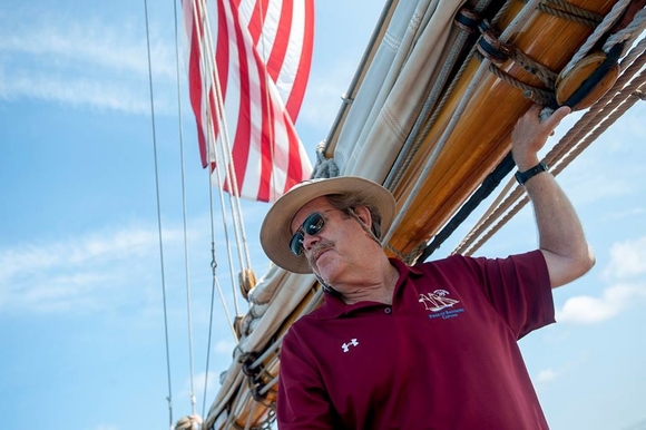 ​​​​​​​Jan Miles, captain of the Pride of Baltimore II, says he and his crew look forward to re-connecting with festival organizers, volunteers, and old friends in Bay City.