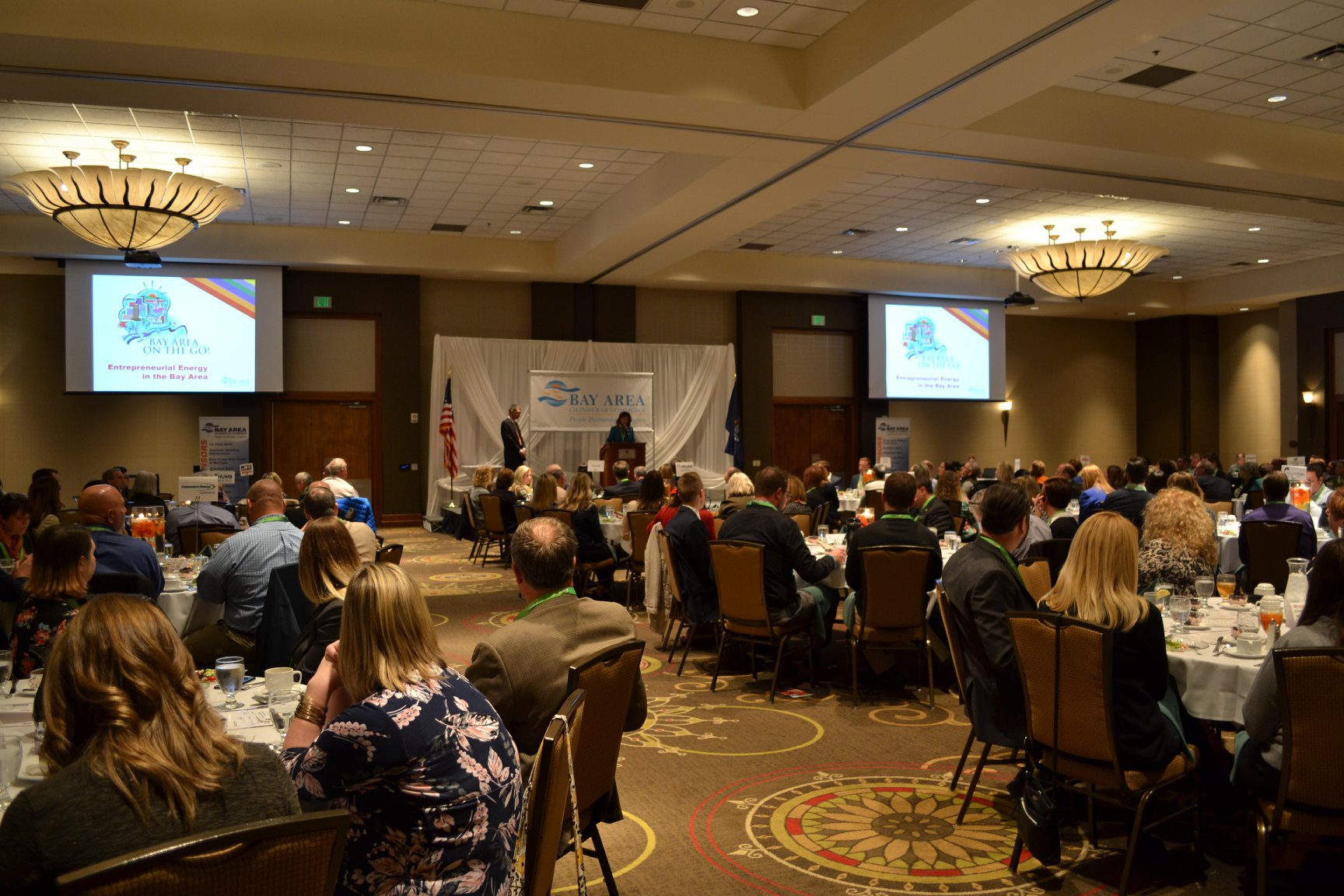 Chamber members gather to talk about entrepreneurial energy in the Bay Area during "Bay Area on the Go!"