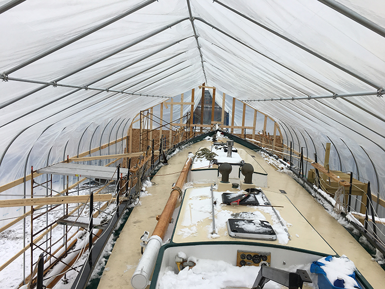 BaySail has launched a crowdfunding campaign for renovations of the Appledore V, a 65 foot-tall top sail schooner that has called the shores of Bay City home since 2003.