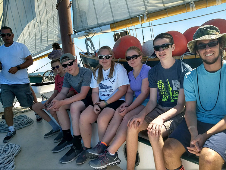 48,000 students have participated in a Science Under Sail program aboard the tall ships which engages students from 33 Michigan counties in real-world, problem-based learning. 