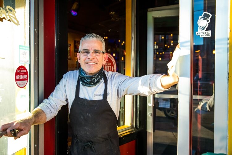 Kevin Novellino, owner of Brooklyn Boyz, invites you to a 20th anniversary celebration for his eatery. (Photo Credit: Ashley Brown)