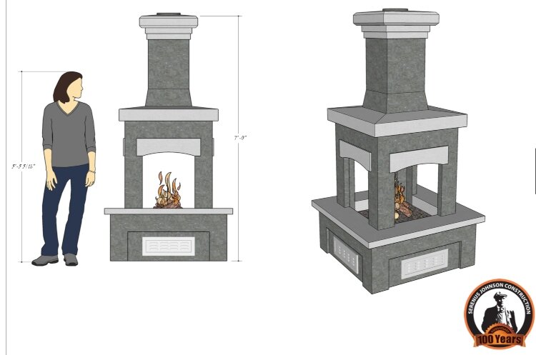 Downtown visitors can warm up by outdoor fireplaces this winter, thanks to a $100,000 grant.