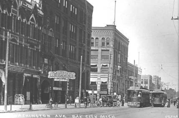 Locals avoided downtown, including Washington Avenue, when the lumbermen arrived in the spring.