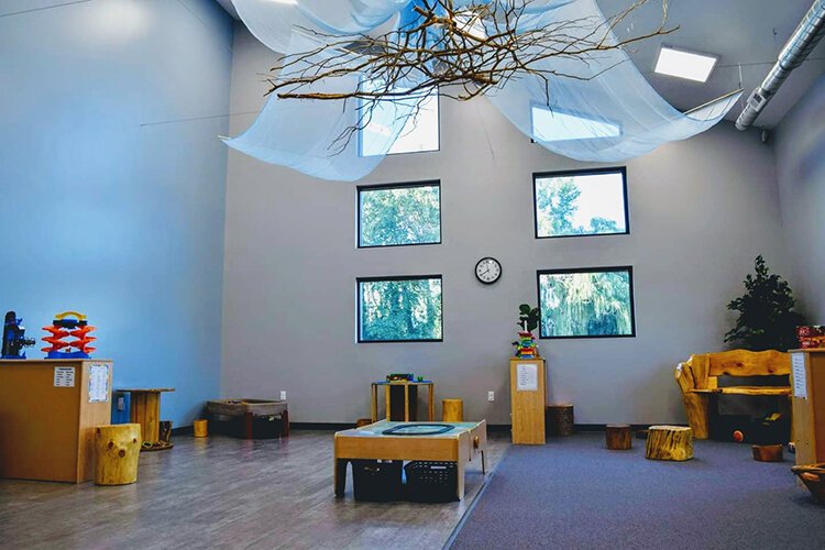 Every therapy room has a window to allow in natural light. Calm, soothing colors fill the facility.