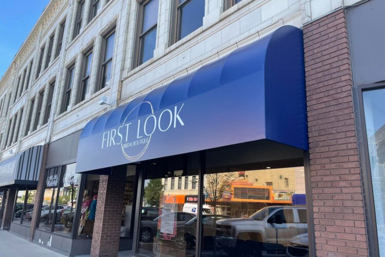 First Look Bridal Boutique opened earlier this month, giving brides of all sizes access to dresses in all styles.