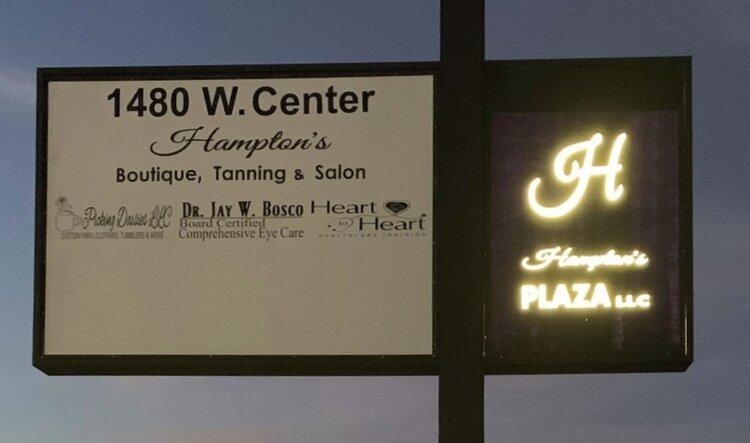 The owners of the new Hampton's Plaza hope to attract a coffee shop or deli.