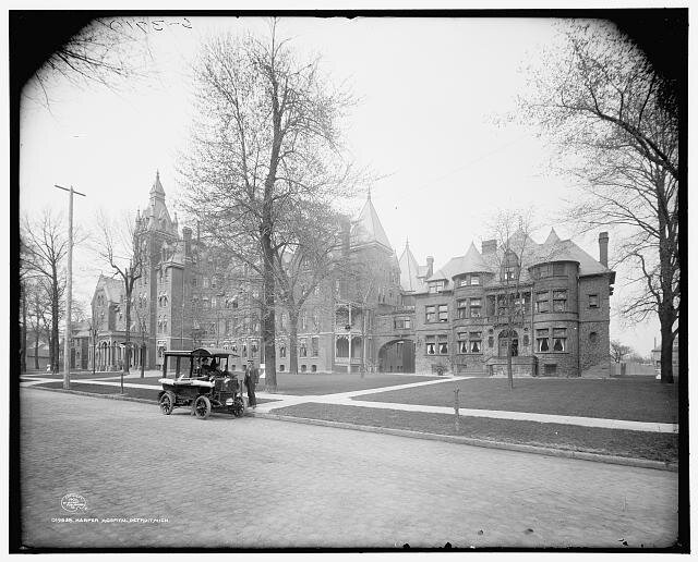 Harper Hospital 1883 Burton Historical Collection