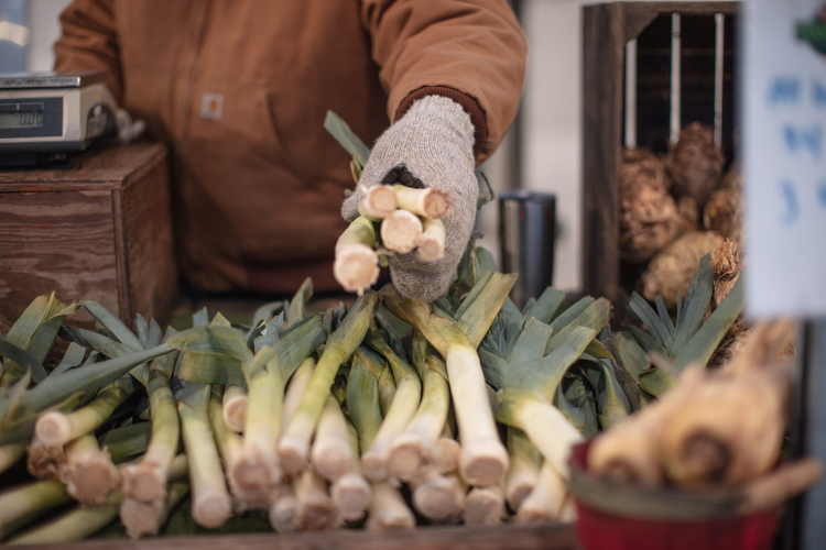 Zeeland's Visser Farms at Fulton Street Farmers Market, Grand Rapids.