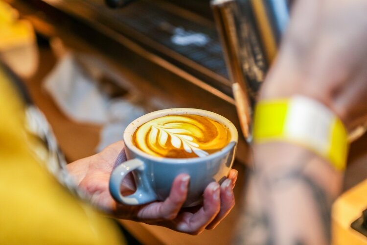 For centuries, baristas have sculpted frothy milk into artistic designs on top of steaming cups of latte. Recently in Bay City, the art form become a competition. 