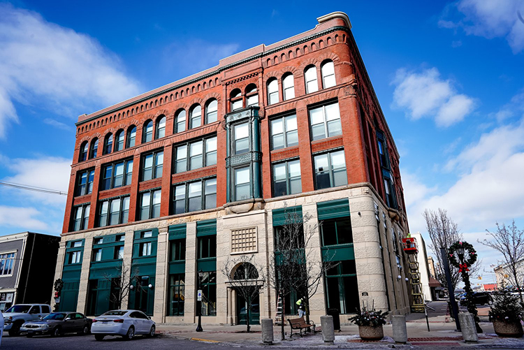 The Legacy building in Downtown Bay City was vacant for several years before being renovated into a restaurant and condominiums.