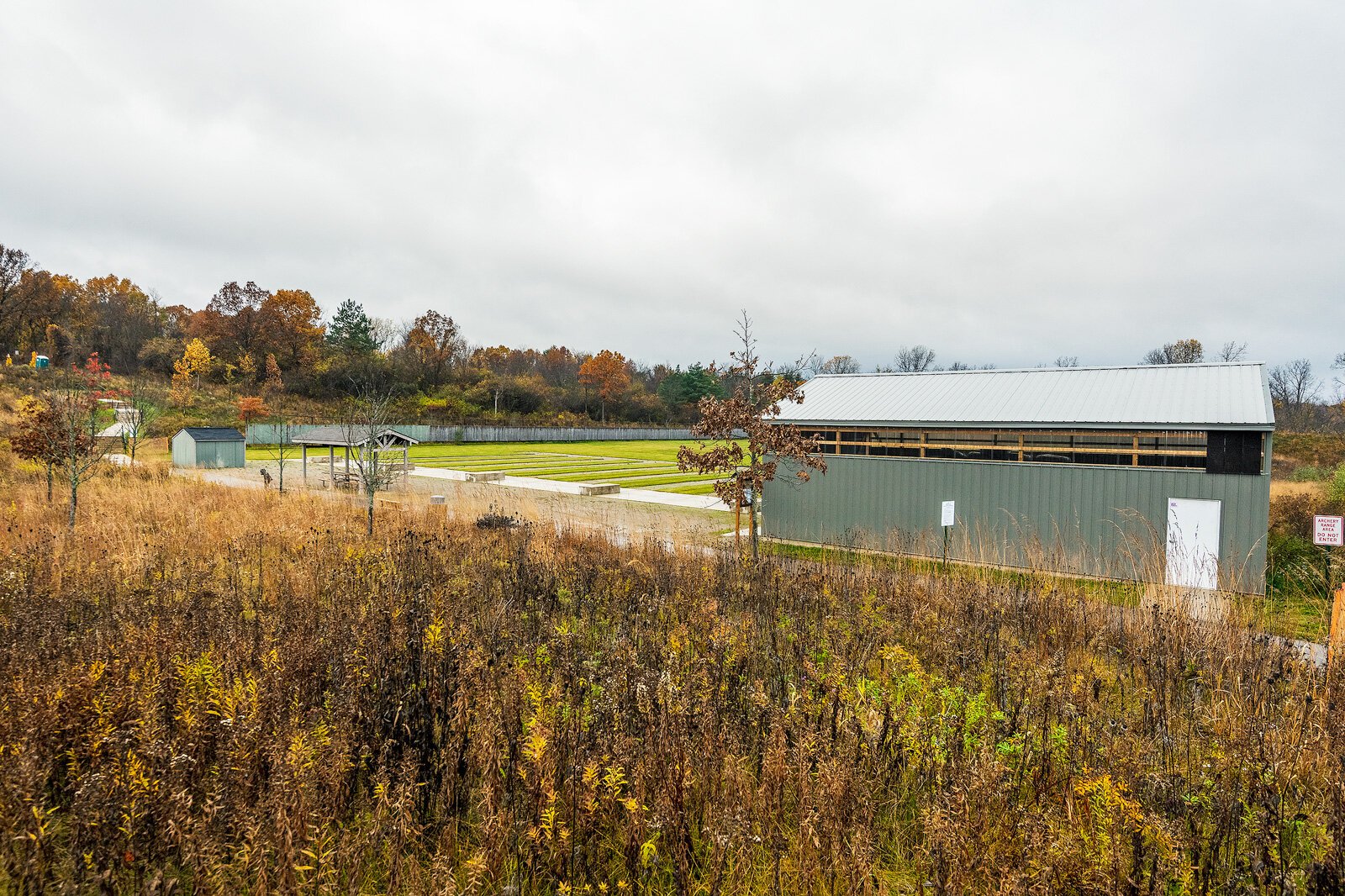 Marsh View Park archery range. Photo by Doug Coombe.