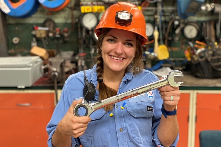 Mary Vandiver, an apprentice Electrician Instrumentation Technician at Michigan Sugar, is one of a growing number of women seeking work in the skilled trades.