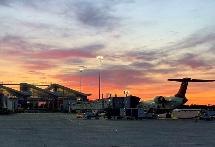 Before the 2020 pandemic changed travel, MBS was handling over 260,000 airline service passengers on approximately 10 airline flights a day. Today, due to staffing shortages, the number of flights is down.