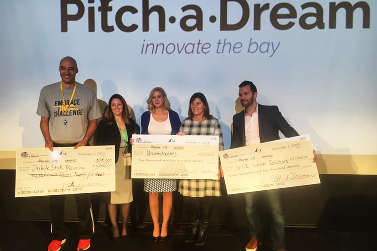 The winners of this year's Pitch a Dream competition