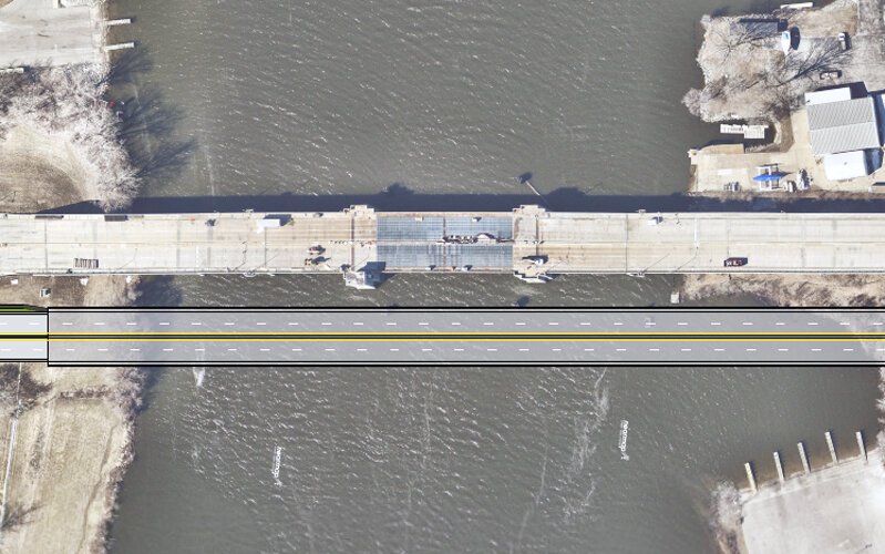 The new Independence Bridge will be built next to the current structure, limiting the need for construction closures. (Photo courtesy of Bay City Bridge Partners)