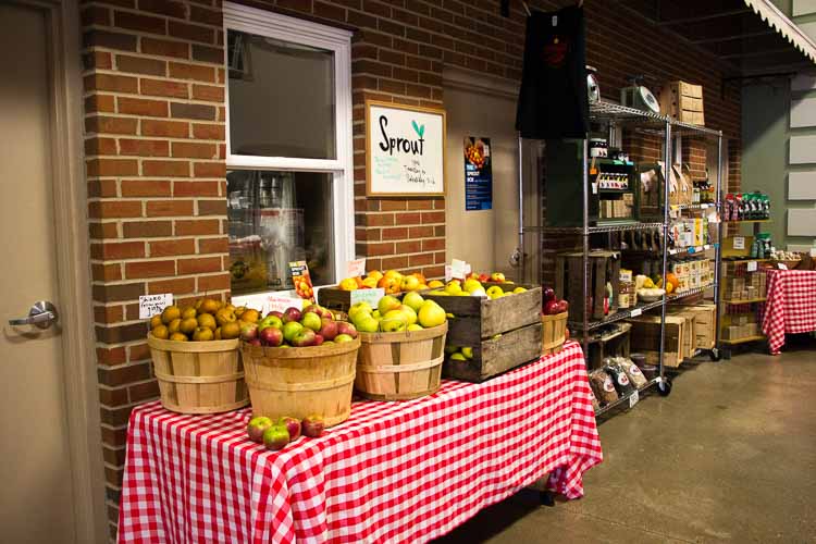 Sprout is focusing on the Sprout Box, which is a variable-size box of delivered produce and other farm goods. 