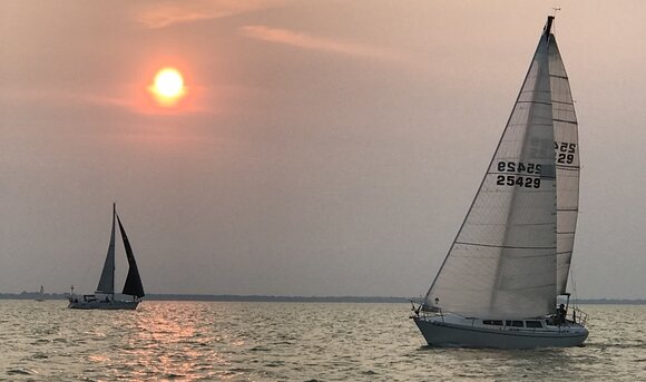The Saginaw Bay Community Sailing Association provides summer sailing lessons to introduce newcomers to the sport.