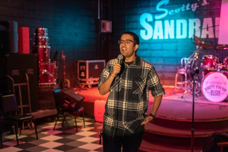 Several comedians performed during a recent night at Scotty's Sandbar
