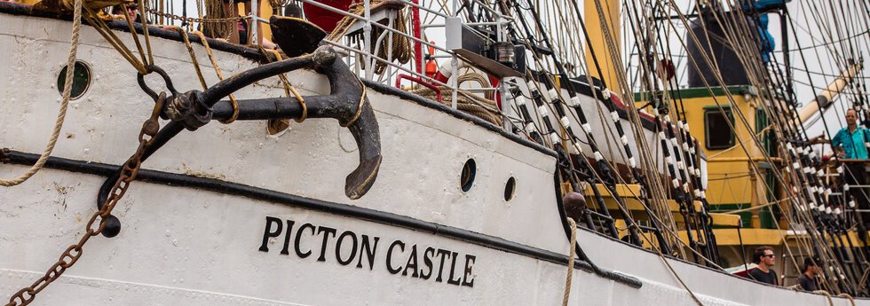 The Picton Castle, based in Nova Scotia, is best known for her voyages around the world. Over the past 15 years, the ship has made five voyages around the world.