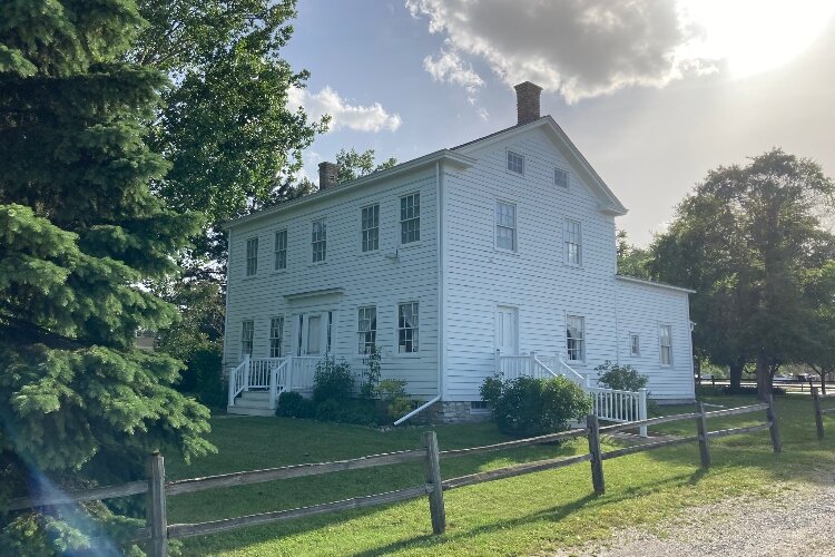 History comes alive at the Trombley/Centre House on Sat., Sept. 16 from 10 a.m. to 4 p.m. during an Ice Cream Social and Old-Fashion Games event. (Photo courtesy of the Bay County Historical Society)