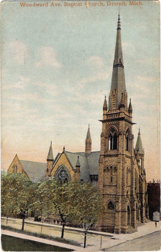 Woodward Ave. Baptist Church 1911 Burton Historical Collection