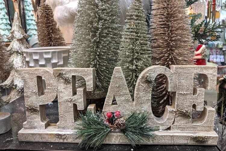 Local businesses spend weeks crafting beautiful displays long before the holiday season begins. (Photo courtesy of Warmbier Farms)