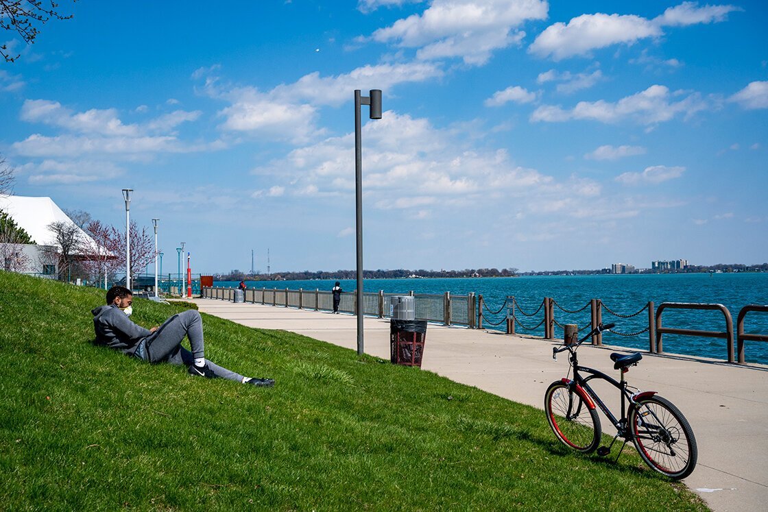 Zachary Jacque, Detroit River. Photo by Doug Coombe.