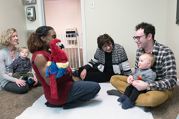 Foreign language immersion class at Aux Petits Soins - Photo Dave Trumpie