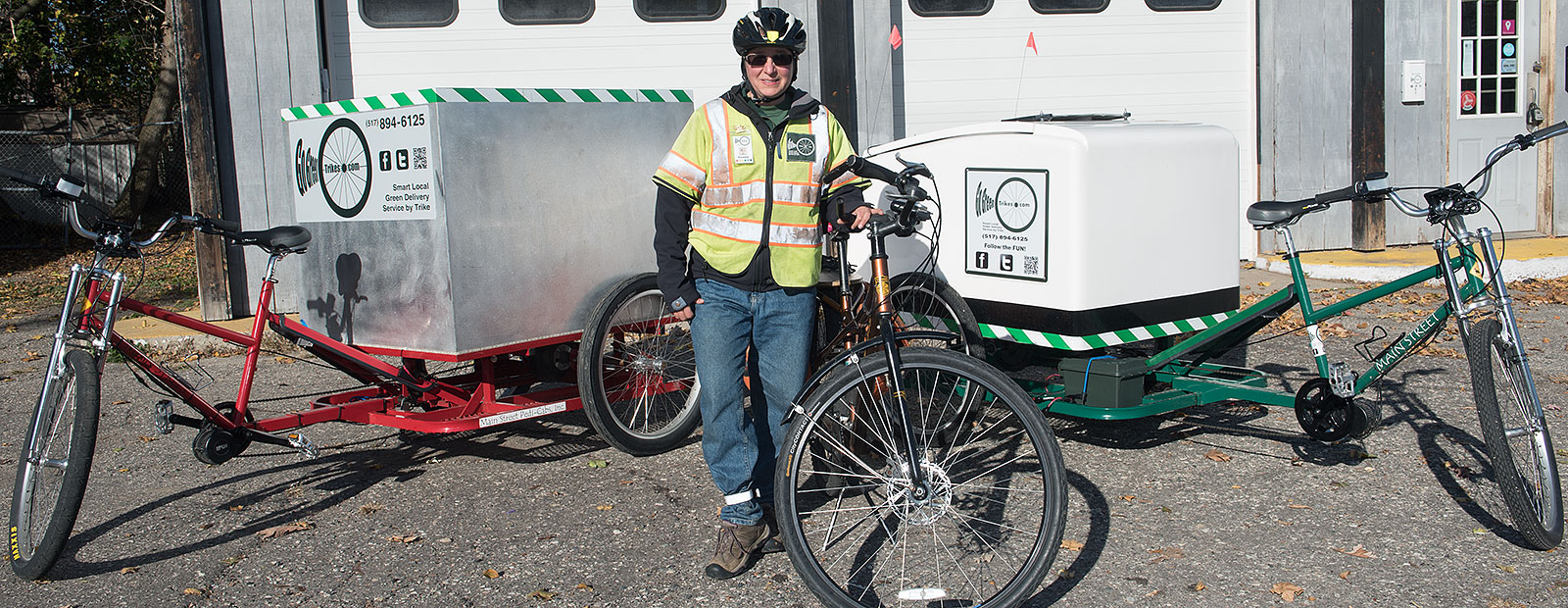 Yvonne LeFave of Go Green Trikes - Photo Dave Trumpie