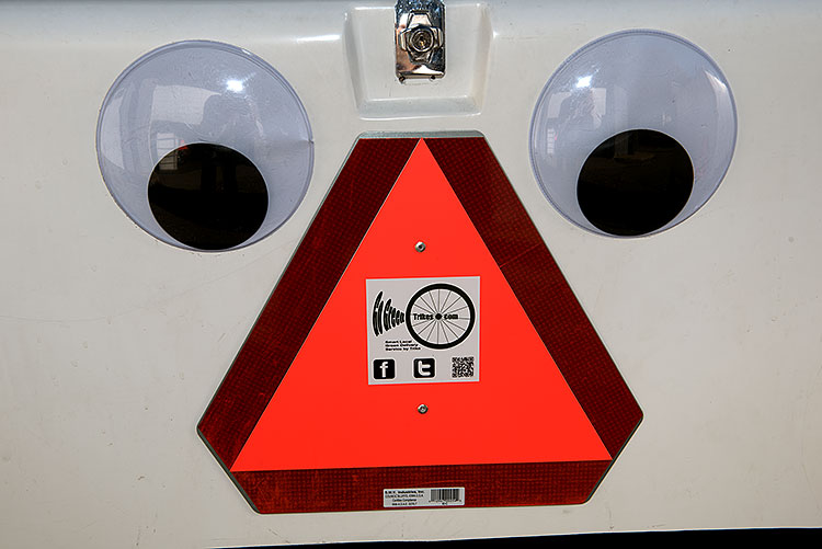 The back of a trike - Photo Dave Trumpie