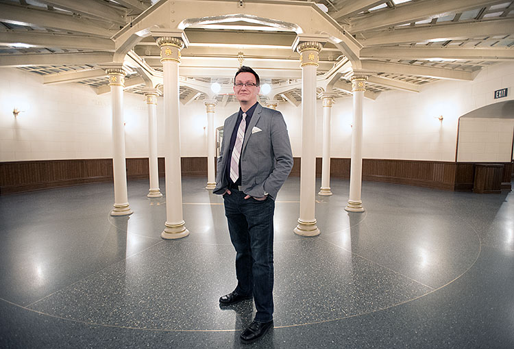 David Schupbach in the State Capitol - Photo Dave Trumpie