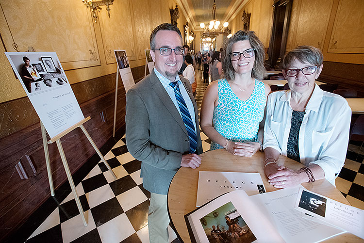 Jeremy Herliczek, Roxanne Frith and Amanda Grieshop - Photo Dave Trumpie