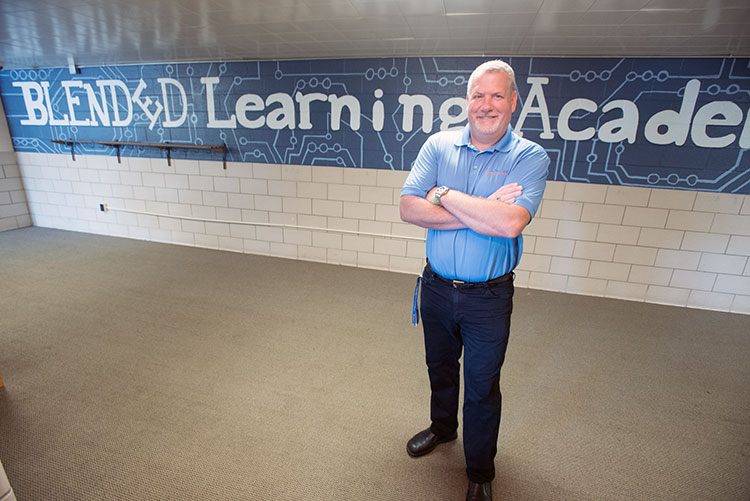 Tim Brannan, Founder and Superintendent of Blended Learning Academies  - Photo Dave Trumpie