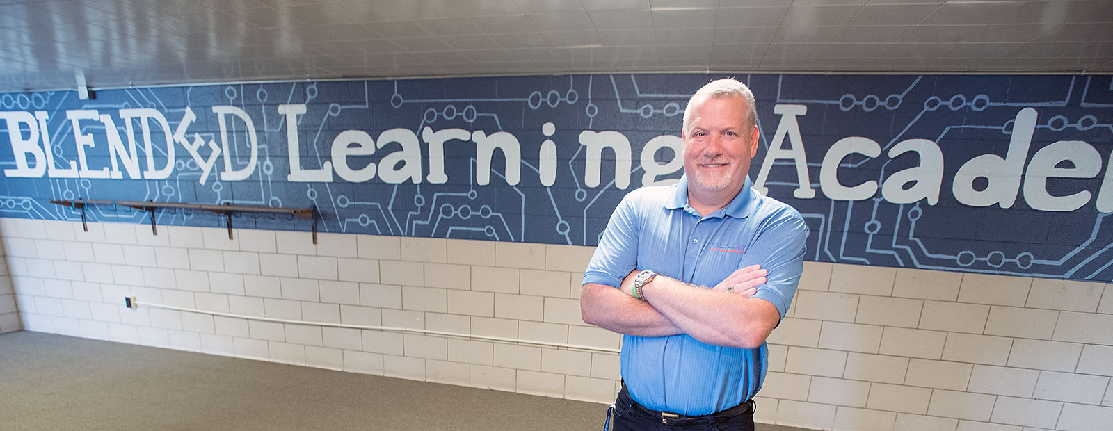 Tim Brannan, Founder and Superintendent of Blended Learning Academies  - Photo Dave Trumpie