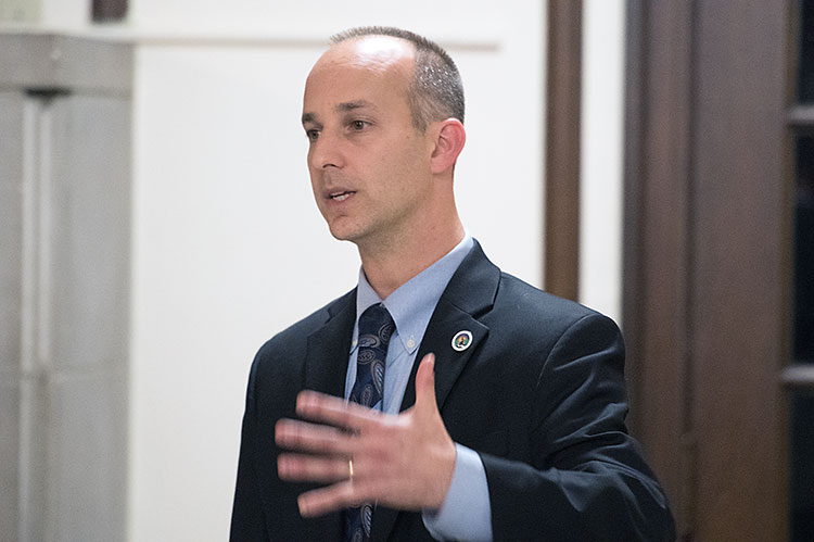 Andy Schor at Eastern High School - Photo Dave Trumpie