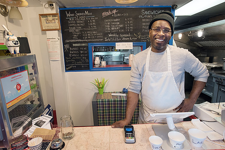 Juliano Jean-Jules at Lil BBQ Shack - Photo Dave Trumpie