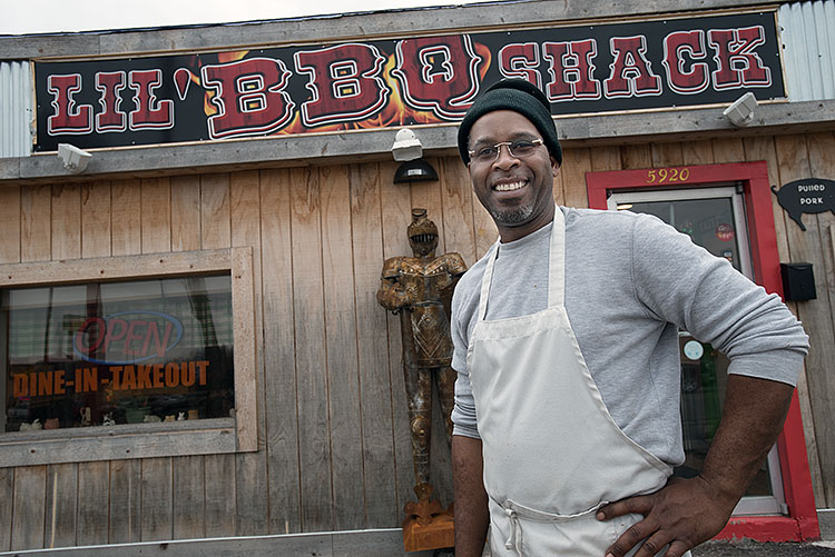 Juliano Jean-Jules at Lil BBQ Shack - Photo Dave Trumpie