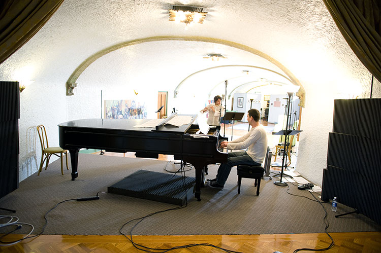 Sergei Kvitko in his Lansing home studio - Photo Dave Trumpie