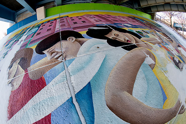 Under the Bridge Project on Michigan Ave - Photo Dave Trumpie