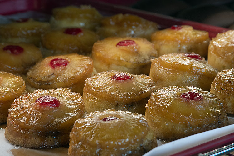 Pineapple Up Side Down Cake at Bake N' Cakes - Photo Dave Trumpie