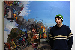 Ben Duke in 4th Culture Studios - Photo Dan Hogan 250